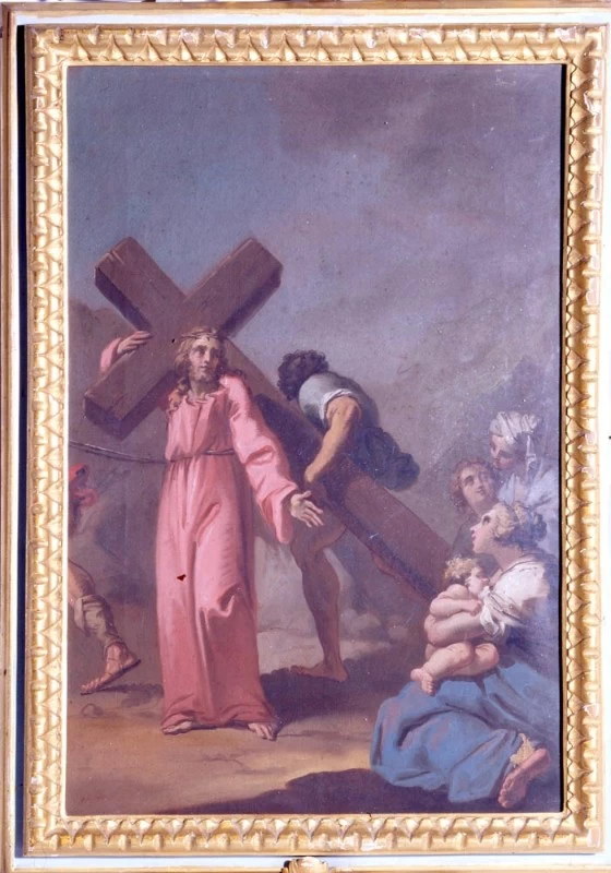 Via Crucis - Gesù consola le donne di Gerusalemme, Monte san Pietro, Bologna 1